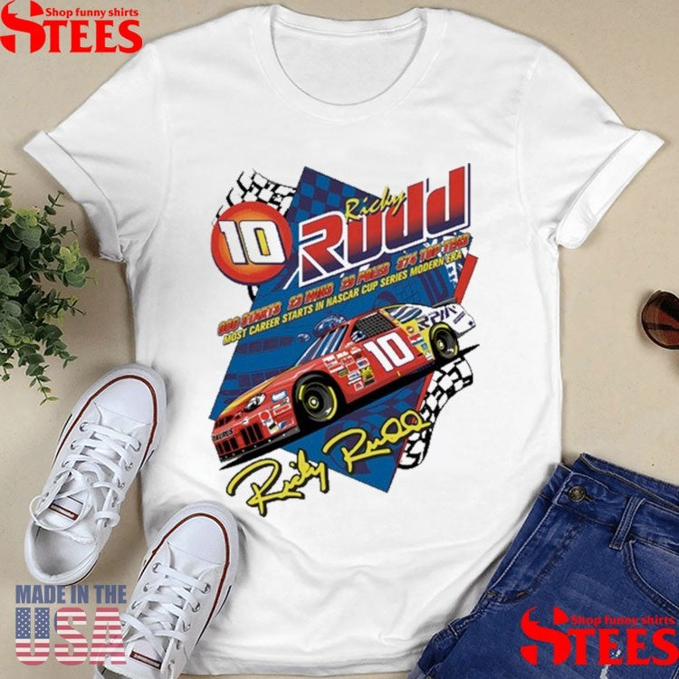 Ricky Rudd Checkered Flag Sports 2025 Hall Of Fame Inductee Shirts