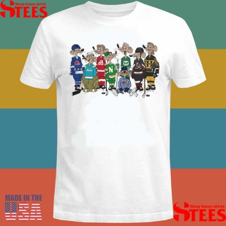 Rink Rats Hockey Players Cartoon Shirt