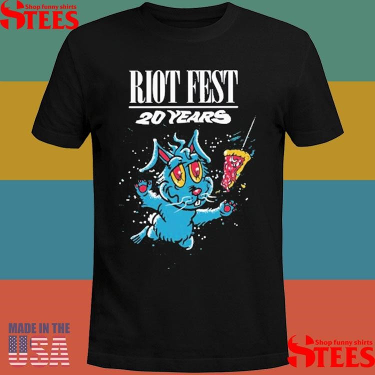 Riot Fest 20 Years Swimming Bunny Shirts