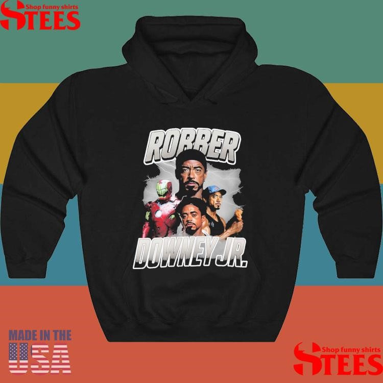 Robber Downey Jr Collage Shirts