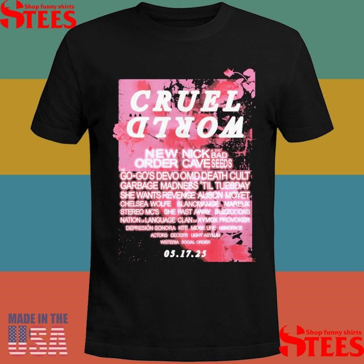 Roses Lineup Ruel World 5 17 25 Shirts