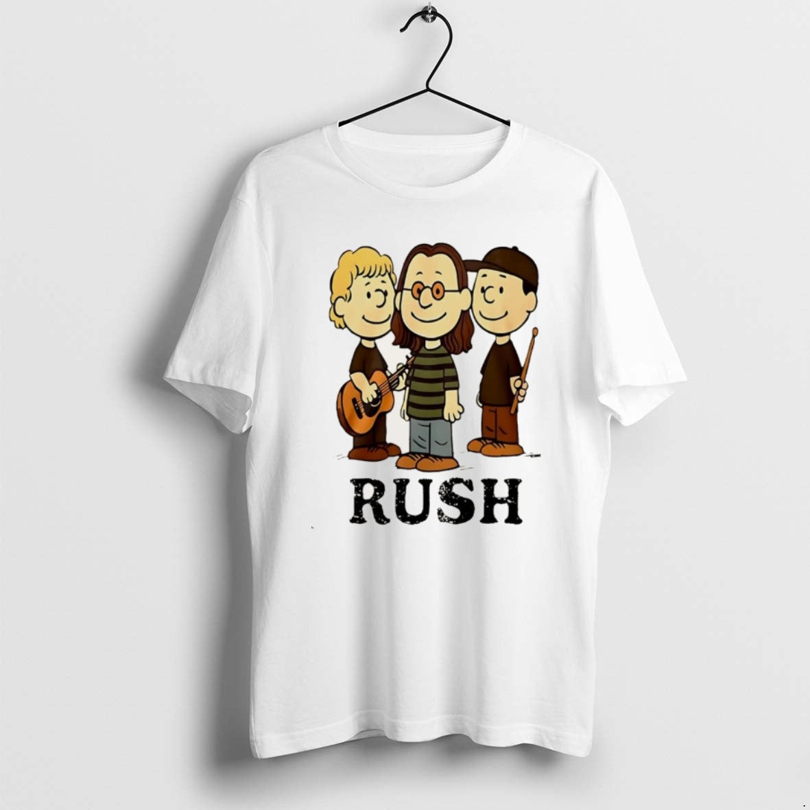Official Rush Band As Peanuts Christmas