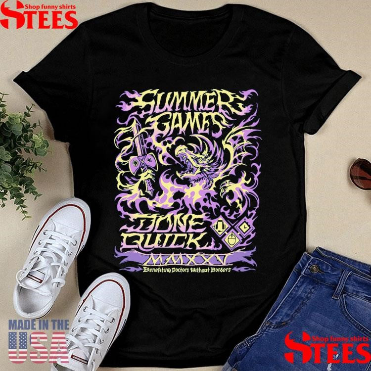 SGDQ25 Event Summer Games Done Quick Benefiting Doctors Without Borders T-shirt