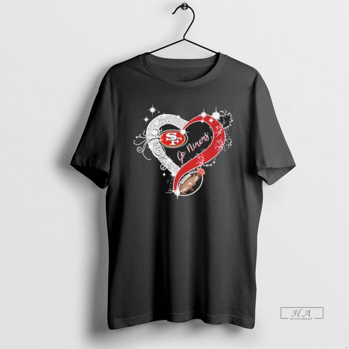Official San Francisco Go Niners Heart Ball