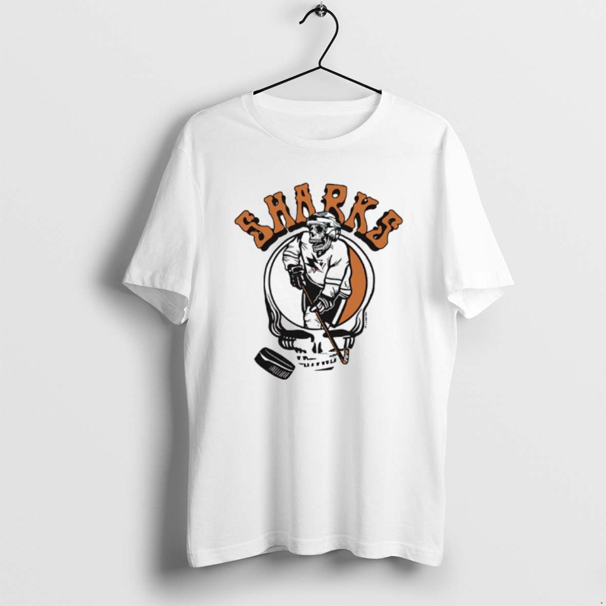 Official San Jose Sharks Homage Grateful Dead Player Logo