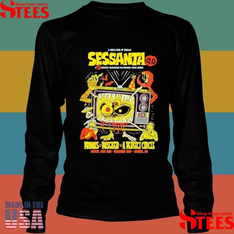 Sessanta Primus Puscifer A Perfect Circle Event May 2 2025 Rogers, Ar Walmart Amp Tv Shirts