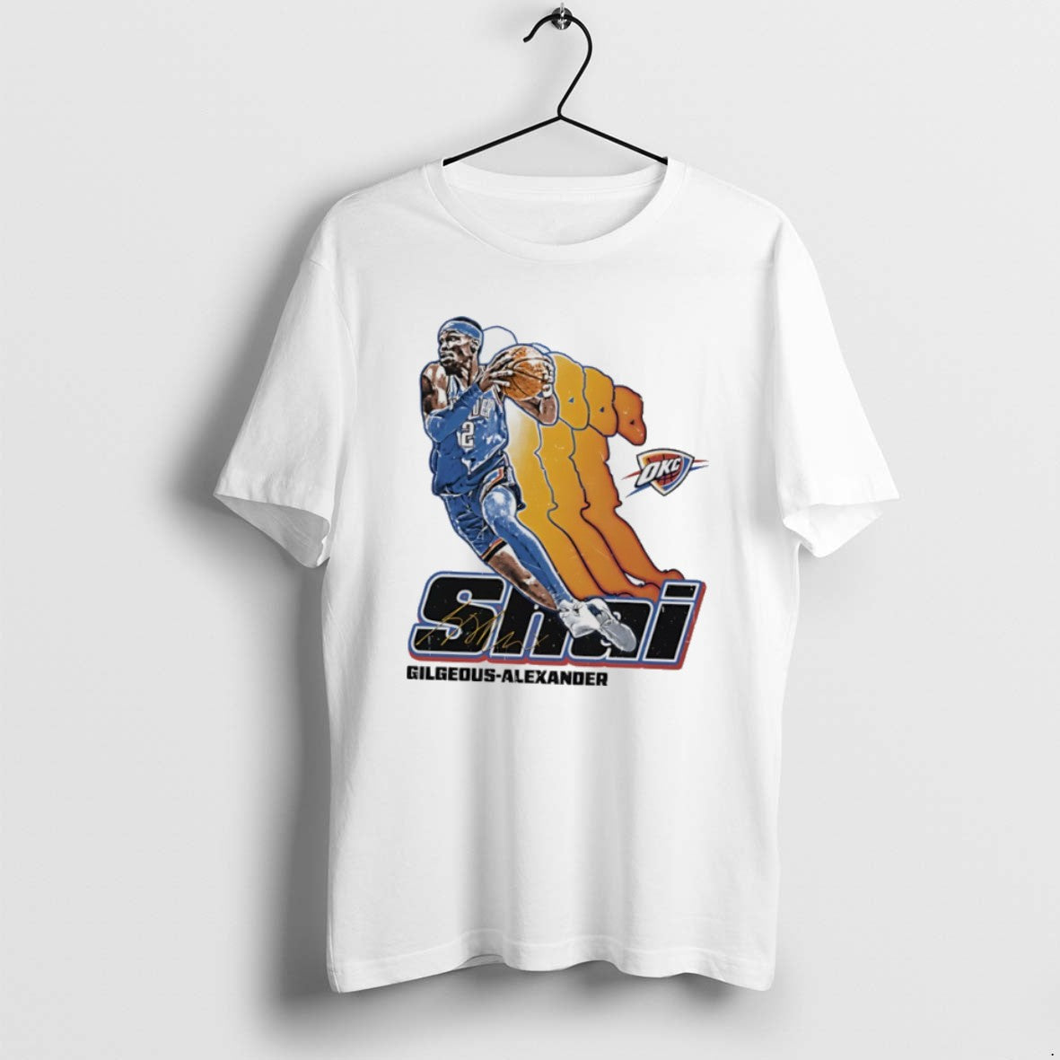 Official Shai Gilgeous Alexander Oklahoma City Thunder Signature Retro
