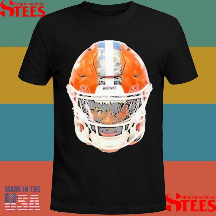 Shedeur Sanders Cleveland Browns Helmet Signature T-shirts