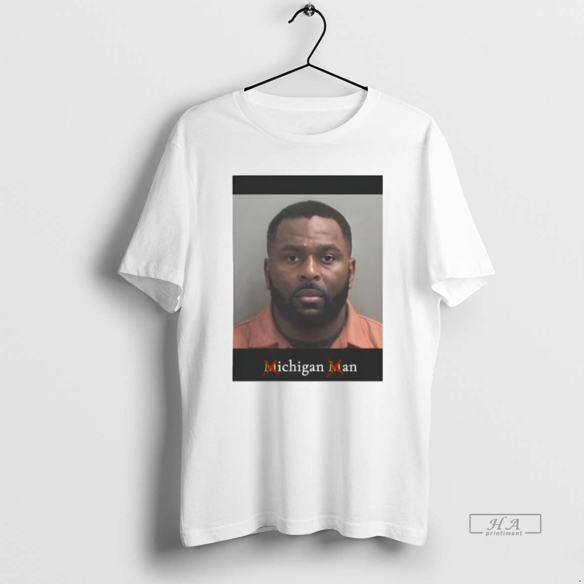 Official Sherrone Moore Mugshot Michigan Wolverines Coach Michigan Man