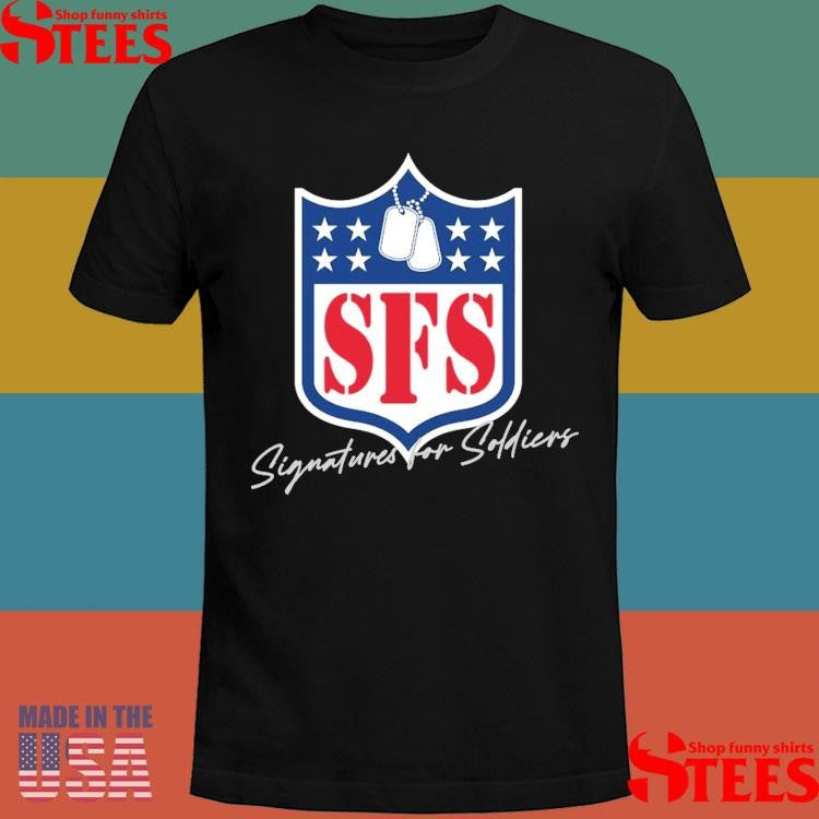 Signatures For Soldiers Gridiron Logo T-shirt