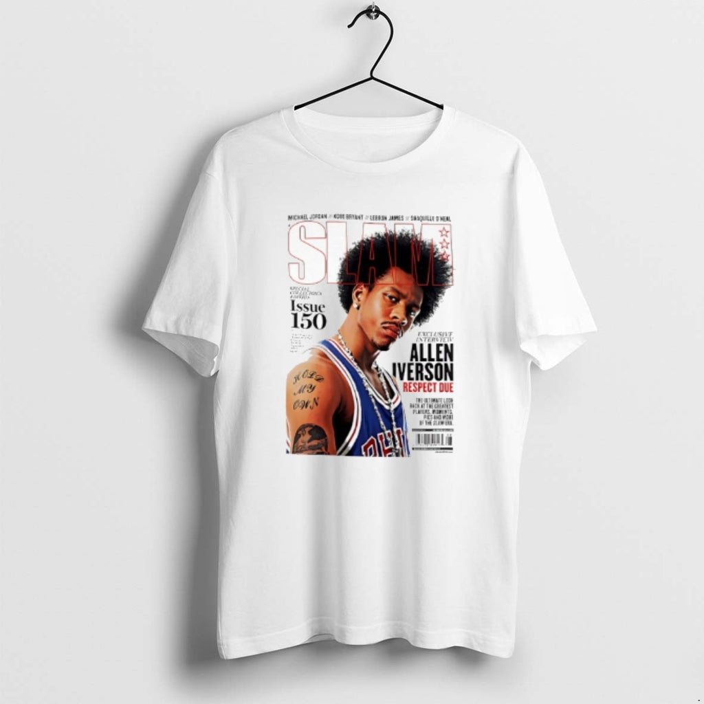 Official Slam Philadelphia 76ers Allen Iverson Respect Due Issue 150