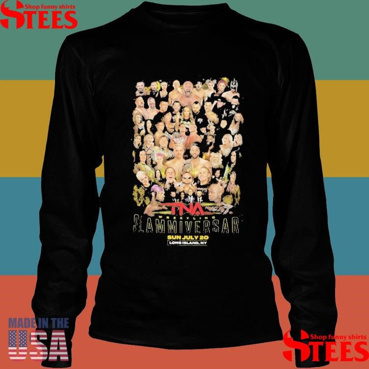 Slammiversary Roster July 20 2025 Long Island Ny T-shirts