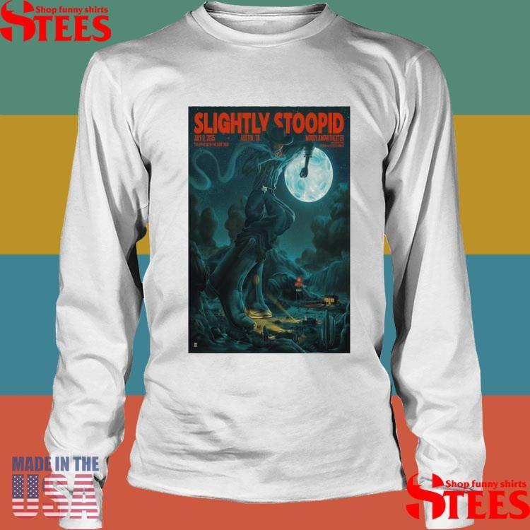 Slightly Stoopid Tour Austin Tx 11 July 2025 Moody Amphitheater T-shirt