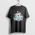 Official Sorta Merry Sorta Scary Skeleton Christmas Blackshirt
