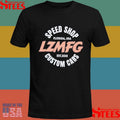 Speed Shop Florida Usa Lzmfg Est 2013 Custom Cars T-shirt
