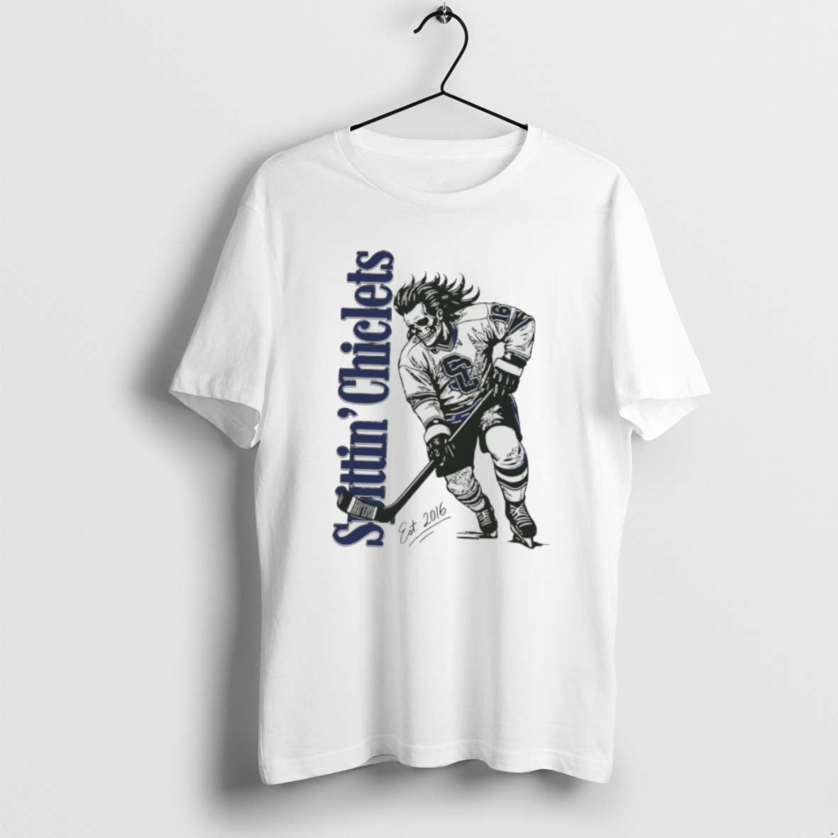 Official Spittin Chiclets Skullet Vertical Hockey