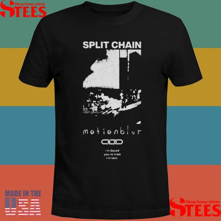 Split Chain Motionblur Album T-shirt