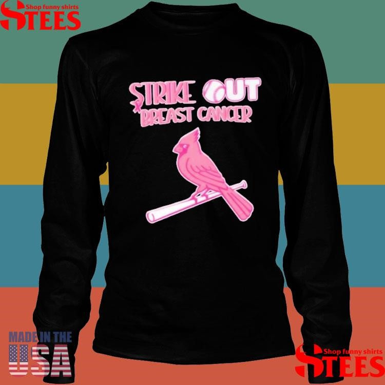 St Louis Cardinals Strike Out Breast Cancer T-shirt