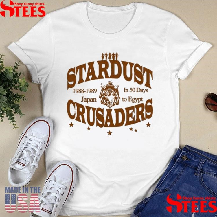 Stardust Crusaders 1988 1989 Japan In 50 Days To Egypt T-shirt