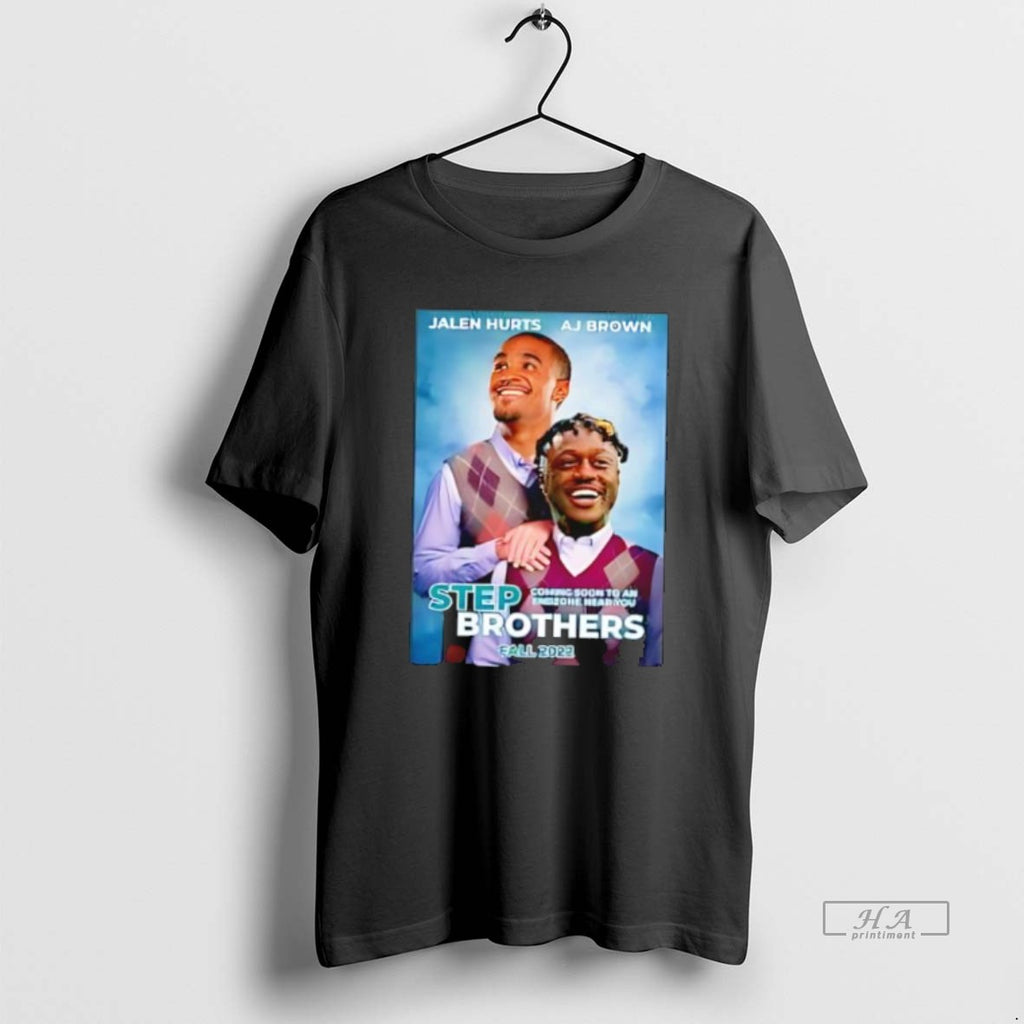 Official Step Brothers Jalen Hurts Aj Brown Stylish