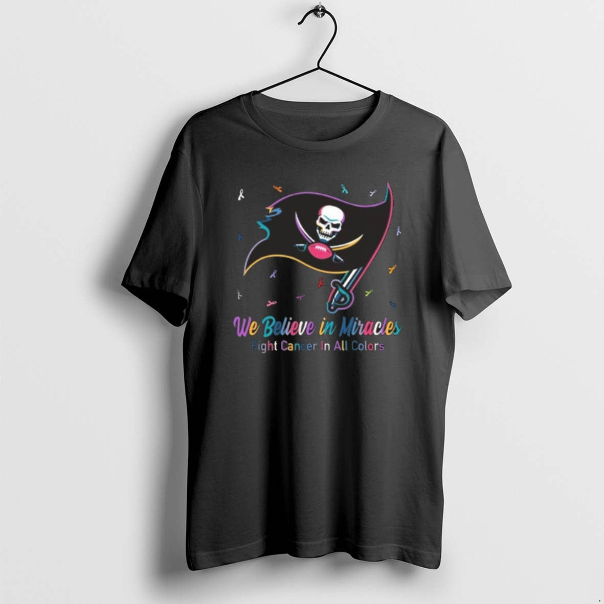 Official Tampa Bay Buccaneers We Believe In Miracles Fight Cancer In All Colors