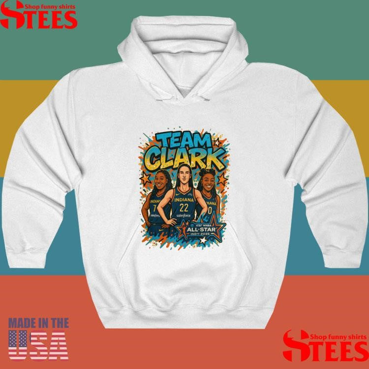 Team Clark All Star Indy 2025 Wnba T-shirt