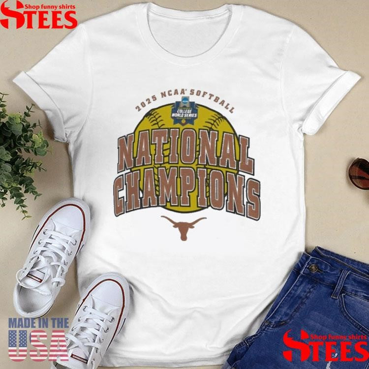 Texas Longhorns 2025 Ncaa Softball Women’s College World Series Champions Jersey T-shirt