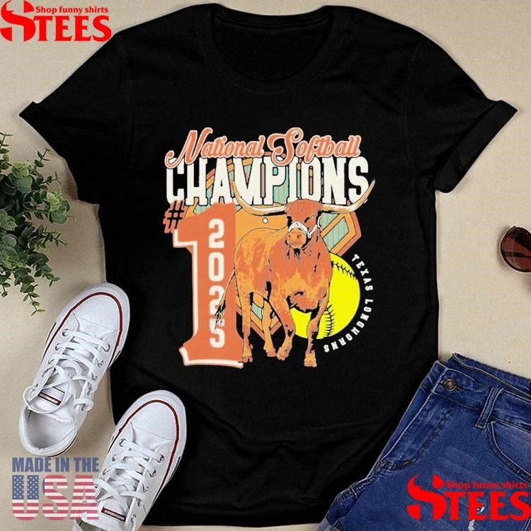 Texas Longhorns 2025 Ncaa Softball Women’s College World Series Champions Mascot T-shirt
