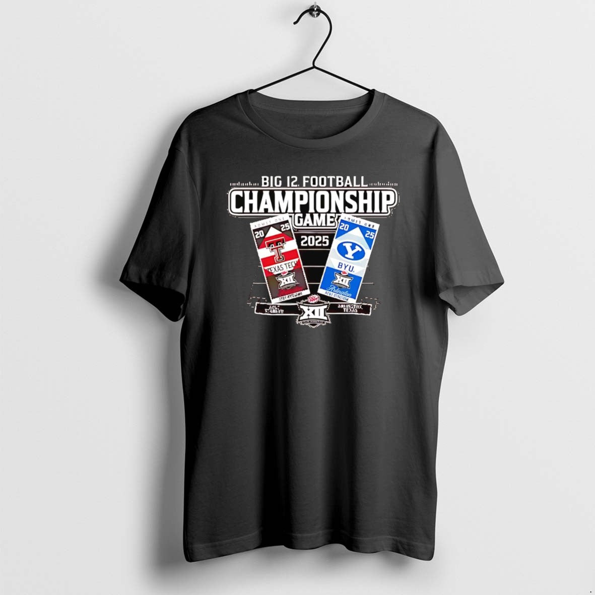 Official Texas Tech Vs Byu Big 12 Football Championship Game 2025