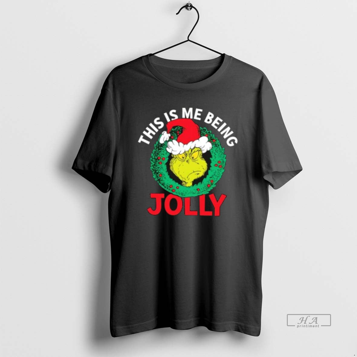 Official The Grinch This Is Me Being Jolly Christmas Stylish