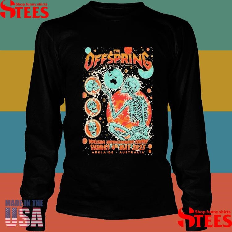 The Offspring Adelaide Entertainment Centre In Adelaide, Australia May 4 2025 Tour Shirts