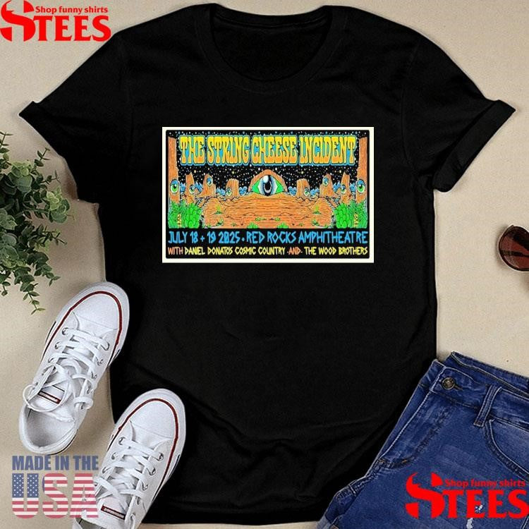 The String Cheese Incident Red Rocks Amphitheatre Morrison, Colorado July 18-19 2025 T-shirt
