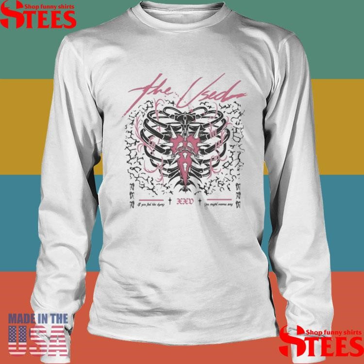 The Used Spike Heart Rib Cage Shirts