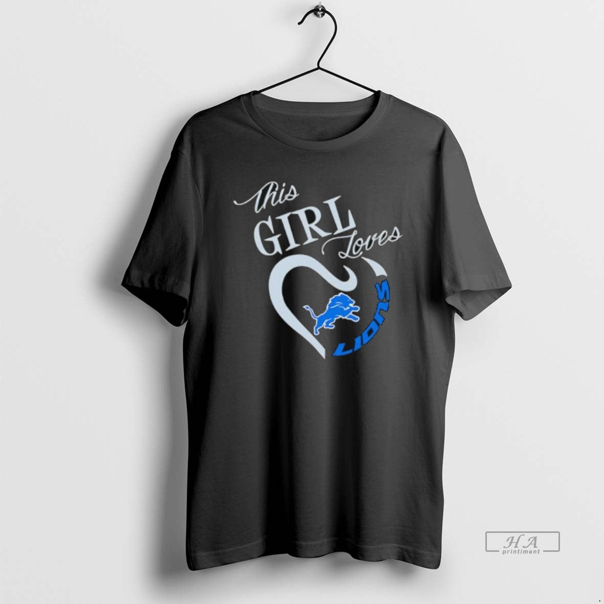 Official This Girl Loves Detroit Lions Stylish