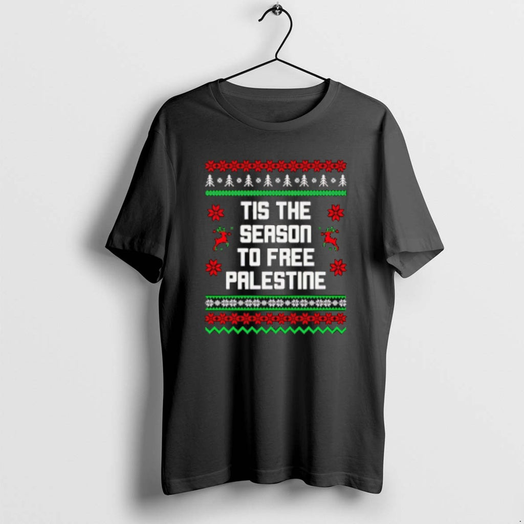 Official Tis The Season To Free Palestine Ugly Christmas