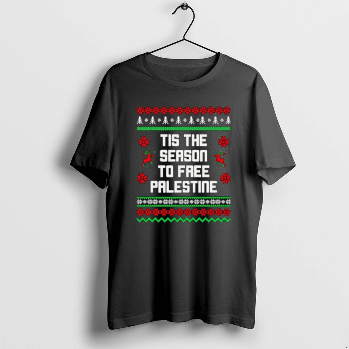 Official Tis The Season To Free Palestine Ugly Christmas