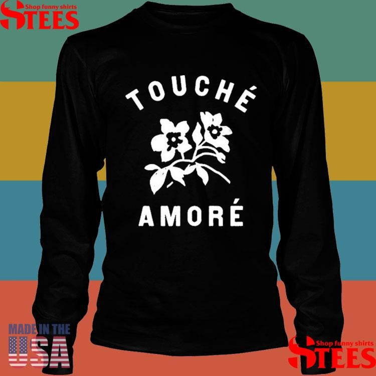 Touché Amoré It Was Time This Whole Time 2025 Navy T-shirt