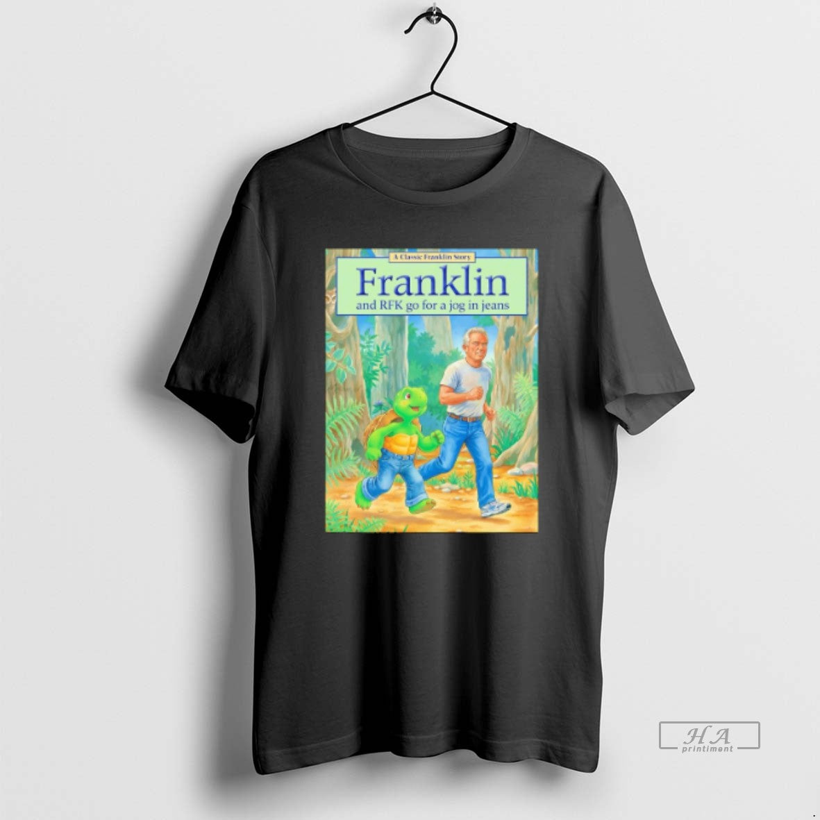 Official Turtle Franklin And Rfk Go For A Jog In Jeans Pete Hegseth Meme
