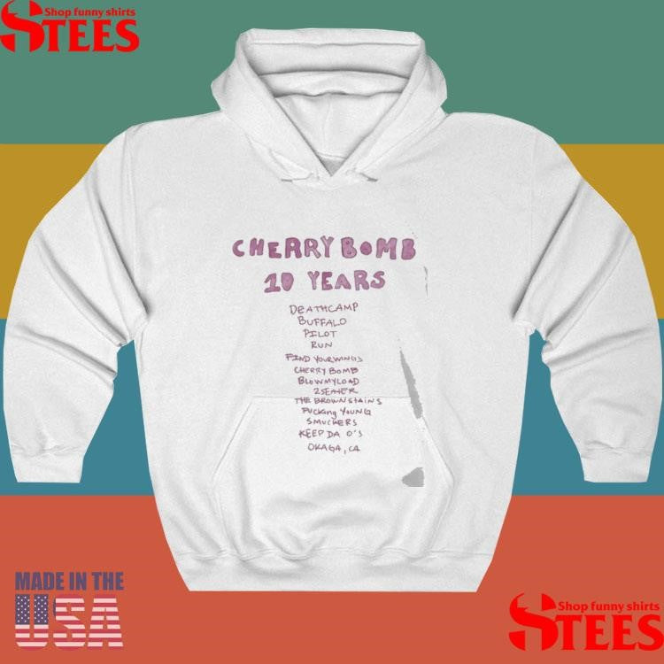 Tyler The Creator Cherry Bomb 10 Years Shirts