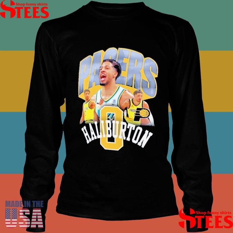 Tyrese Haliburton Navy Indiana Pacers Notorious 4.0 Shirts