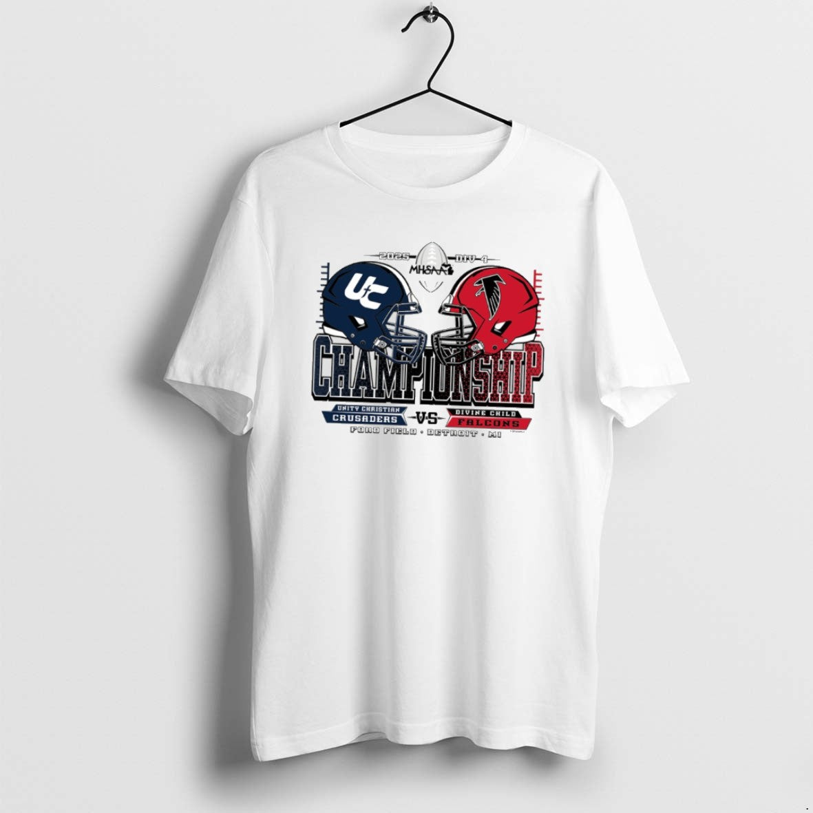 Official Unity Christian Crusaders Vs Divine Child Falcons 2025 Mhsaa Football Division 4 Championship
