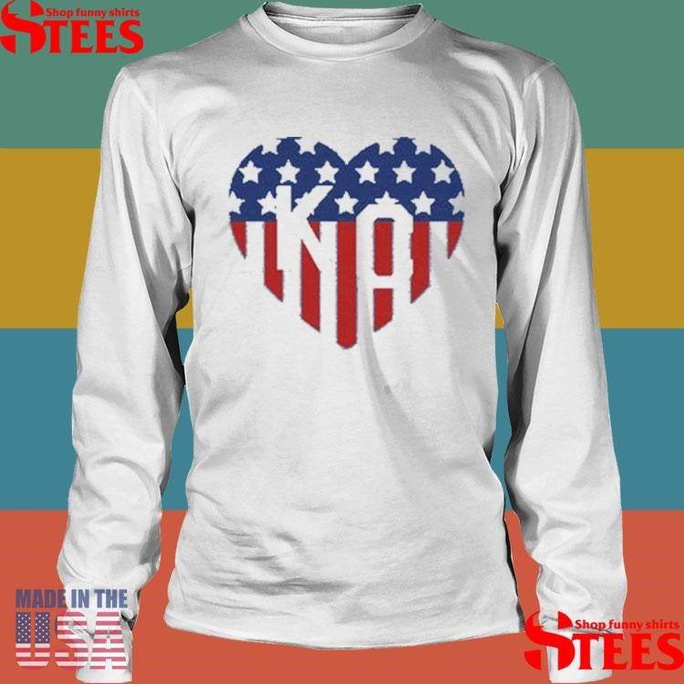 Usa Stars & Stripes Kc Heart Shirts