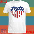 Usa Stars & Stripes Kc Heart Shirts