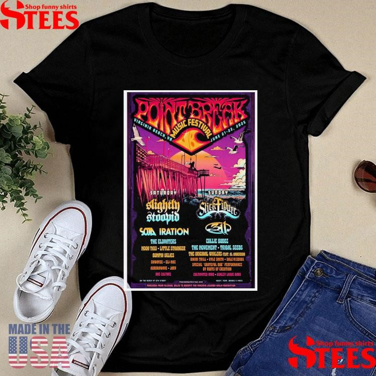 Virginia Beach, Va Point Break Festival June 21-22 2025 Shirts