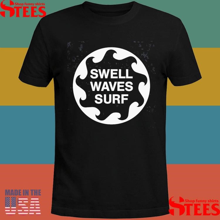 Vortex Ss Swell Waves Surf Shirts