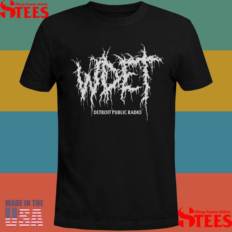 WDET Metal Detroit Public Radio T-shirt