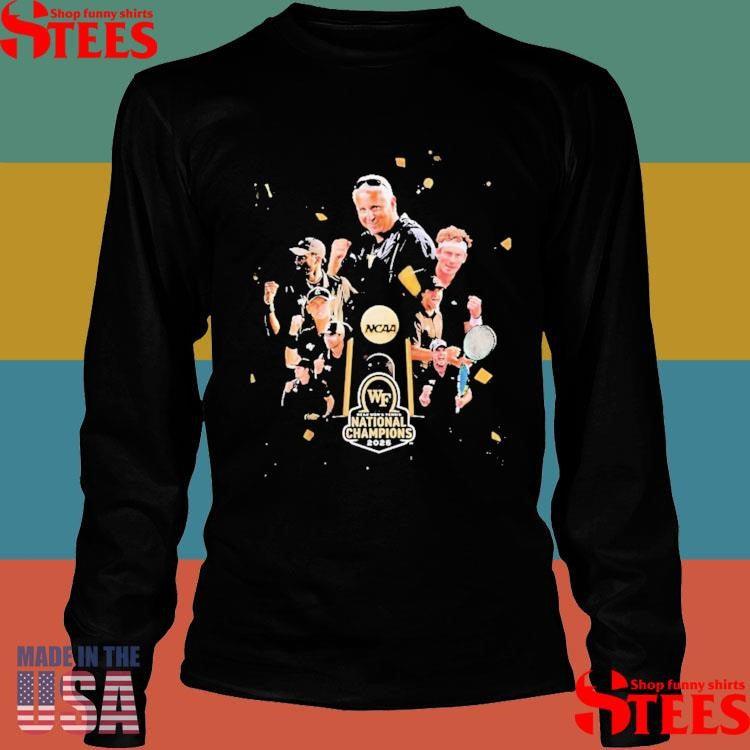 Wake Forest Men’s Tennis Are Ncaa 2025 National Champions Trophy Shirts