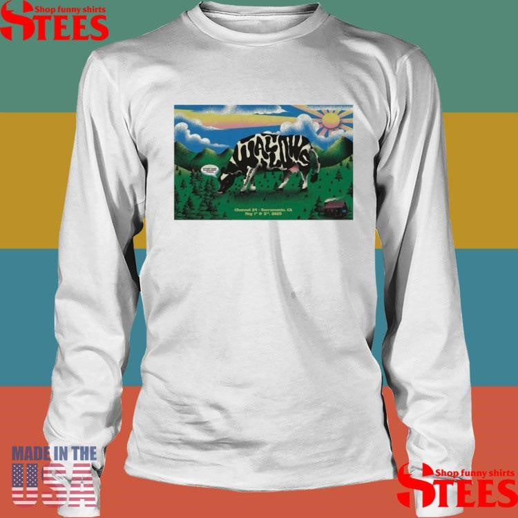 Wallows May 1 2025 Tour Sacramento, Ca Cow Shirts