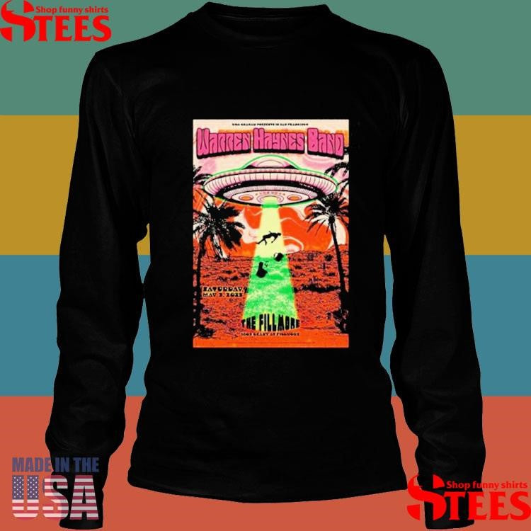 Warren Haynes Band The Fillmore In San Francisco Ca On May 3 2025 Shirts