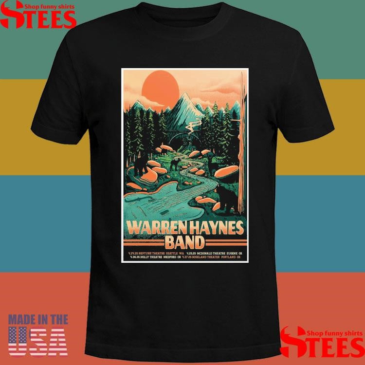 Warren Haynes The Million Voices Whisper Spring Tour 2025 In Seattle Poster Shirts